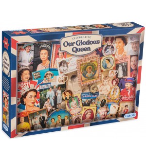 Пъзел Gibsons от 1000 части - Кралицата на Великобритания Пъзел Gibsons от 1000 части - Кралицата на Великобритания