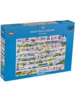 Пъзел Gibsons от 2000 части – Британски колаж Пъзел Gibsons от 2000 части – Британски колаж