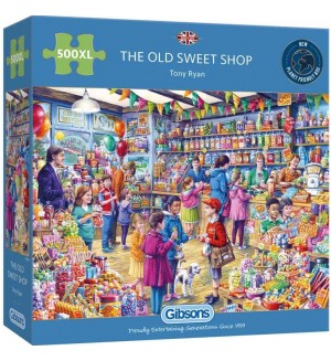 Пъзел Gibsons от 500 XL части - Магазин с лакомства Пъзел Gibsons от 500 XL части - Магазин с лакомства