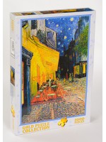 Пъзел Gold Puzzle от 1000 части - Кафе тераса през нощта (нарушена опаковка) Пъзел Gold Puzzle от 1000 части - Кафе тераса през нощта (нарушена опаковка)
