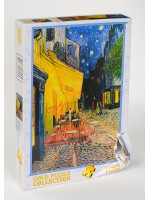 Пъзел Gold Puzzle от 1000 части - Кафе тераса през нощта (нарушена опаковка) Пъзел Gold Puzzle от 1000 части - Кафе тераса през нощта (нарушена опаковка)