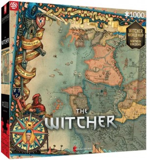 Пъзел Good Loot от 1000 части - The Witcher 3: The Northern Kingdoms