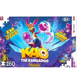 Пъзел Good Loot от 160 части - Kao The Kangaroo: Kao is back