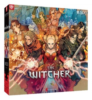 Пъзел Good Loot от 500 части - The Witcher scoia`tael