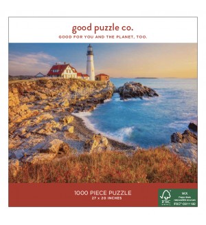Пъзел Good Puzzle от 1000 части - Морски фар в Мейн