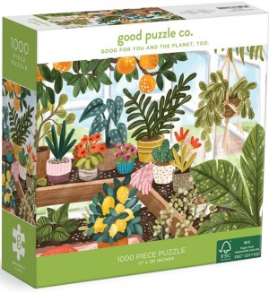 Пъзел Good Puzzle от 1000 части - Зеленина