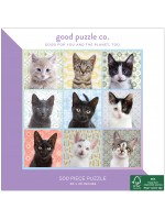 Пъзел Good Puzzle от 500 части - Котешки портрети