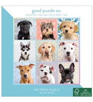 Пъзел Good Puzzle от 500 части - Кучешки портрет