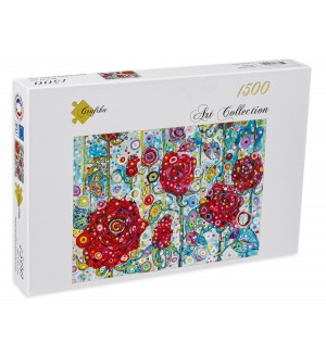 Пъзел Grafika от 1500 части - Рози