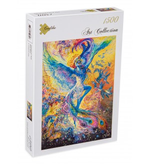 Пъзел Grafika от 1500 части - Синята птица