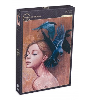 Пъзел Grafika от 1500 части - Врани