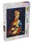 Пъзел Grafika от 2000 части - Дамата с хермелина