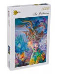 Пъзел Grafika от 2000 части - Дамски еднорог