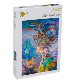 Пъзел Grafika от 2000 части - Дамски еднорог