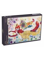 Пъзел Grafika от 500 части - Скокът на лисиците