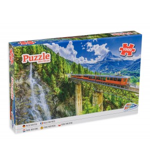 Пъзел Grafix от 1000 части - Влак в планината Пъзел Grafix от 1000 части - Влак в планината