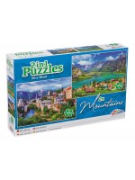 Пъзел Grafix от 2 x 1000 части - Планини