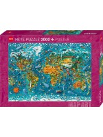 Пъзел Heye от 2000 части - Географска карта Пъзел Heye от 2000 части - Географска карта