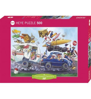 Пъзел Heye от 500 части - Лудото пътуване Пъзел Heye от 500 части - Лудото пътуване