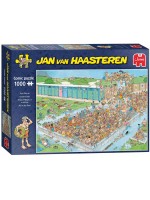 Пъзел Jumbo от 1000 части - Парти край басейна