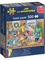 Пъзел Jumbo от 500 части - Пухкава Коледа Пъзел Jumbo от 500 части - Пухкава Коледа