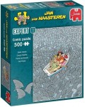 Пъзел Jumbo от 500 части - Сред акулите