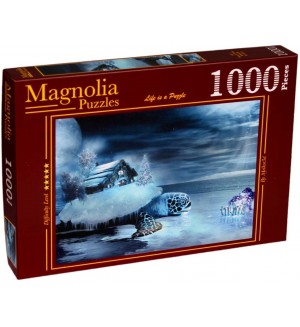 Пъзел Magnolia от 1000 части - Къща и костенурка Пъзел Magnolia от 1000 части - Къща и костенурка