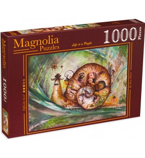 Пъзел Magnolia от 1000 части - Охлювче