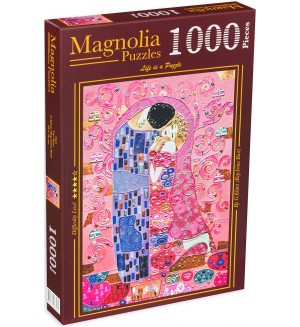Пъзел Magnolia от 1000 части - Целувка в розово Пъзел Magnolia от 1000 части - Целувка в розово