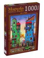 Пъзел Magnolia от 1000 части - Цветни сгради Пъзел Magnolia от 1000 части - Цветни сгради