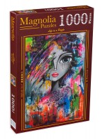 Пъзел Magnolia от 1000 части - Женска красота