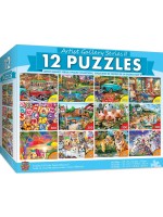 Пъзел Master Pieces 12 в 1 - Artist Gallery II 12 pack bundle