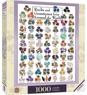 Пъзел Master Pieces от 1000 части - Скали и скъпоценни камъни