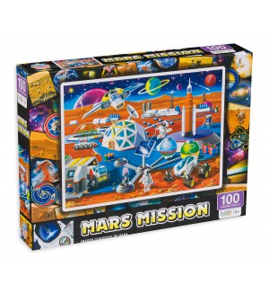 Пъзел Master Pieces от 100 части - Мисия на Марс