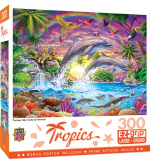 Пъзел Master Pieces от 300 XXL части - Фантастичен остров