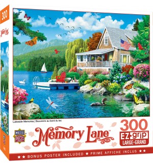 Пъзел Master Pieces от 300 XXL части - Гледка към езерото