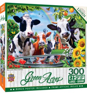 Пъзел Master Pieces от 300 XXL части - Любопитни кравички