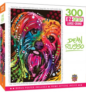 Пъзел Master Pieces от 300 XXL части - Модерно кученце
