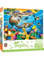 Пъзел Master Pieces от 300 XXL части - Морски костенурки