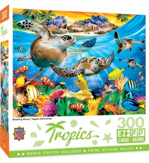 Пъзел Master Pieces от 300 XXL части - Морски костенурки