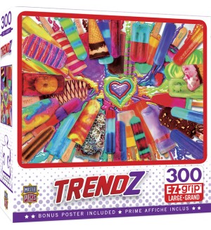 Пъзел Master Pieces от 300 XXL части - Сладоледи