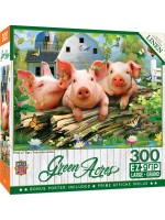 Пъзел Master Pieces  от 300 XXL части - Трите малки прасенца