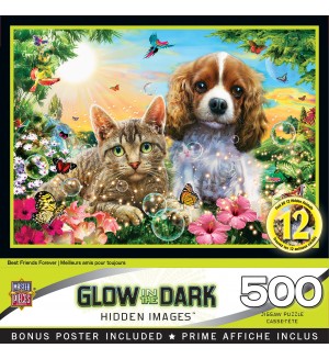 Пъзел Master Pieces от 500 части - Best Friends Forever 500  Glow