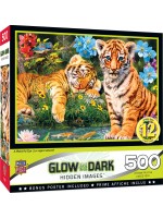 Пъзел Master Pieces от 500 части - Сладки тигърчета