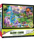Пъзел Master Pieces от 500 части - Вълшебен пейзаж с еднорози
