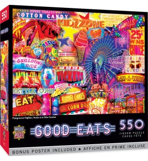 Пъзел Master Pieces от 550 части - Неонова нощ