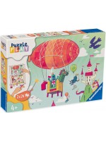 Пъзел-настолна игра Ravensburger от 2 х 24 части - Кралско барбекю