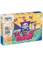 Пъзел-настолна игра Ravensburger от 2 х 24 части - Земя в полезрението