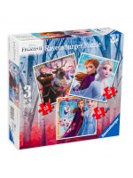 Пъзел Ravensburger 3 в 1 - Нови приключения в Замръзналото кралство 2