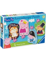 Пъзел Ravensburger 4 в 1 - Прасенцето Пепа 2